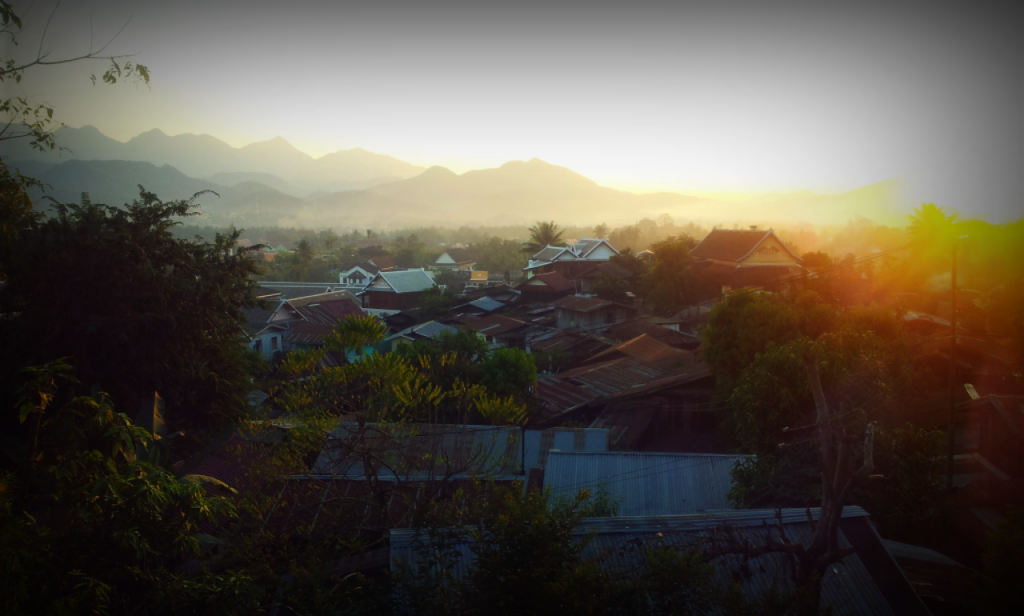 Sunset Over Sleepy Luang Prabang